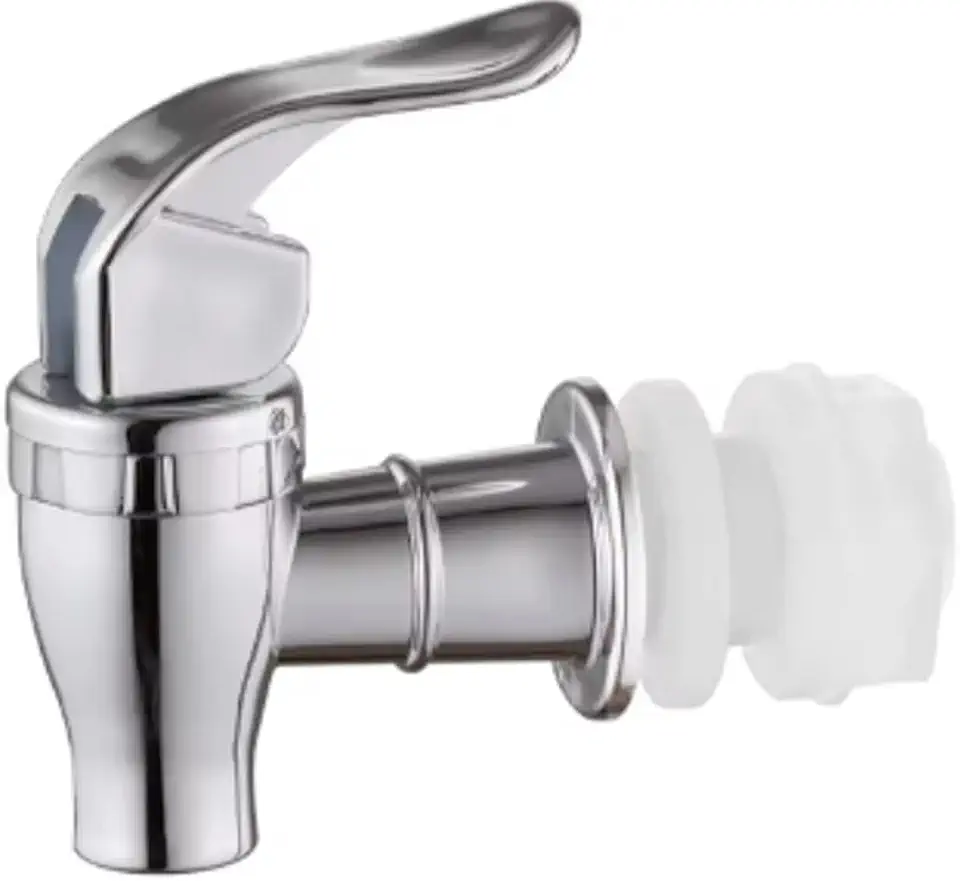 Torneira Prata De Plastico Para Bebedouro Filtro Barro