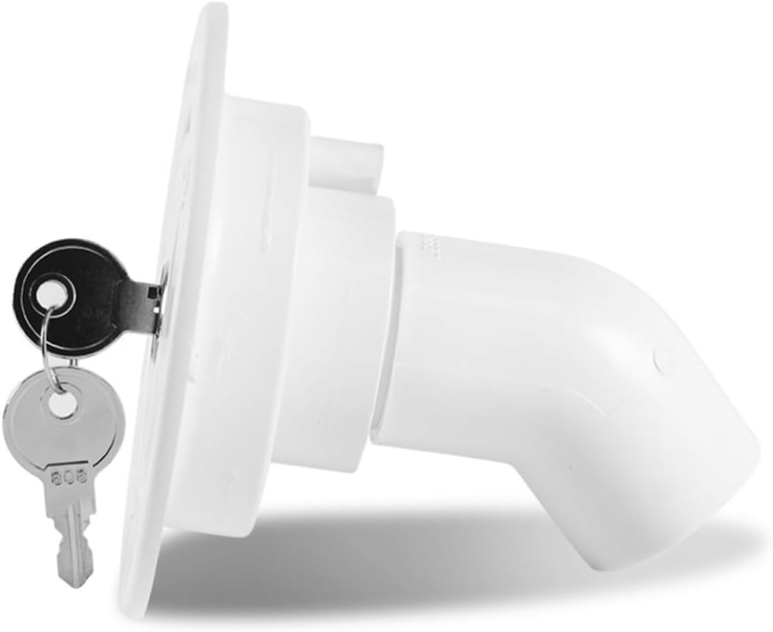 Rv Water Inlet Filler Cap Camper Fresh Water Filler Connection Lock for Trailer Camping