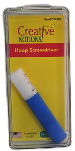 Creative Notions Hoop Screwdriver - Blue, Plastic, Round - CNHSD