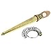 Produktbild JIXIAO Werkzeug Holzgriff Metall Kupfer Ring Sizer Dorn Finger Sizing Stick, HK-Größe: 1-33