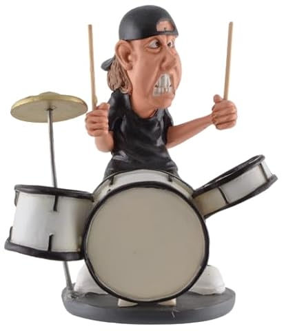 VOGLER Joh. Vogler GmbH Funny Life - Rockstar Lars-The Metaler-Nothing Else Matters- Warren Stratford Collection, ze sztucznego kamienia, ręcznie malowana.