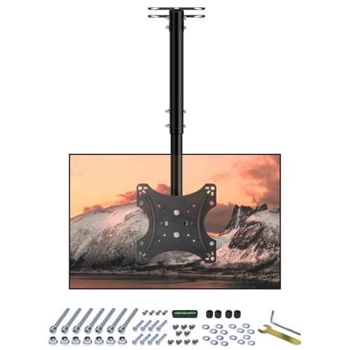 Reviews de Soportes de pared y techo para TV disponible en línea para comprar. 47 LINK BITS C1442N48 Soporte de TV móvil de Techo para televisores 14' a 40', Base para Pantalla Colgante, Giratorio e inclinable para monitores de hasta 34kg y VESA de hasta...