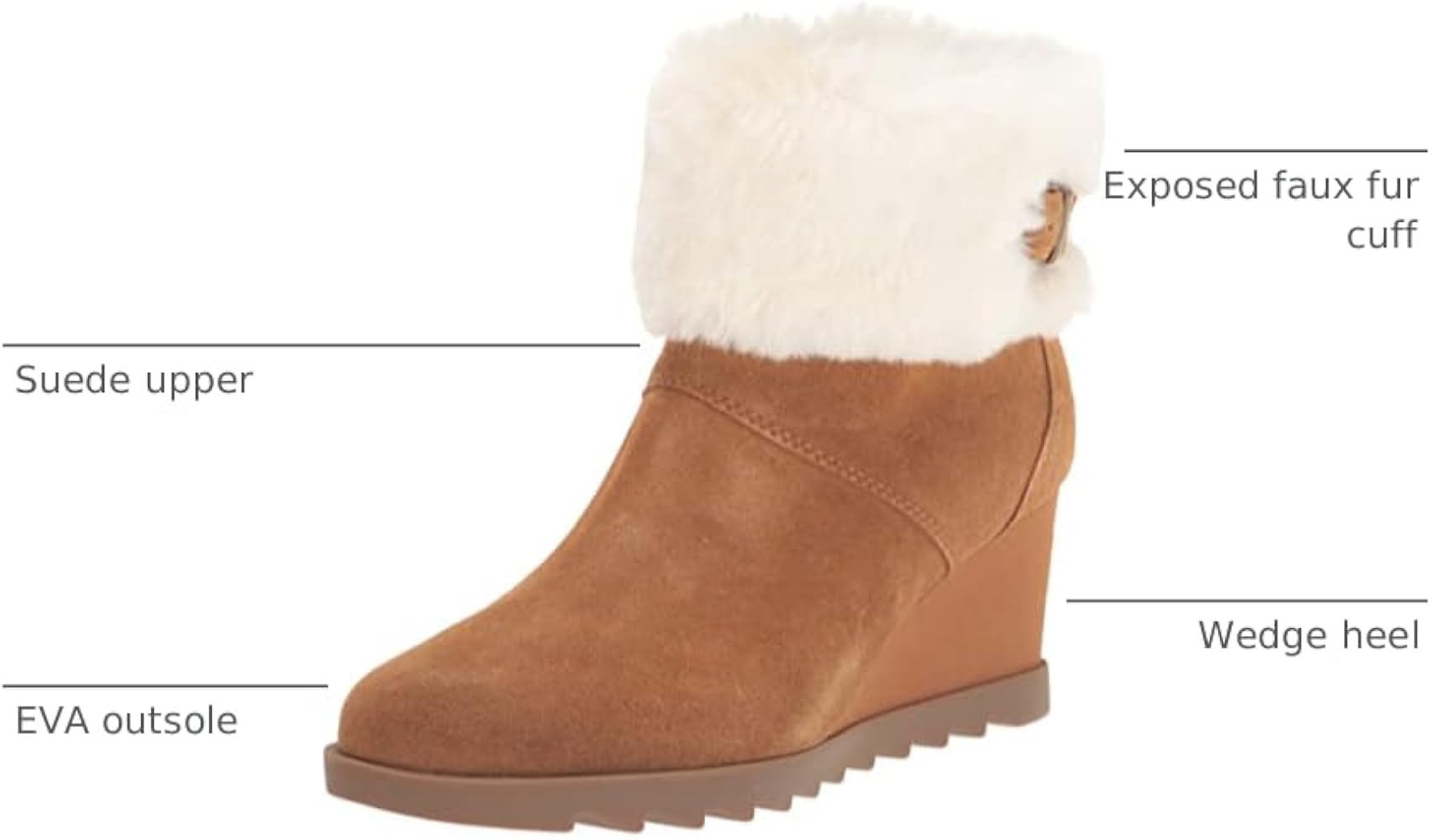 Amazon.com | Koolaburra by UGG Women's Elladine Boot, Chestnut, 10