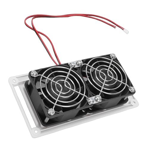 Asixxsix Ventilador de Ventilación Lateral para RV de 12 V y 25 W, Ventilador de Escape de Ventilación ABS Silencioso y Eficiente con Tornillos de Montaje, para RV, Autocaravana