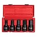 SUNEX TOOLS 4506, 3/4 Inch Drive Impact Hex Driver Set, 5-Pieces, SAE, 3/4