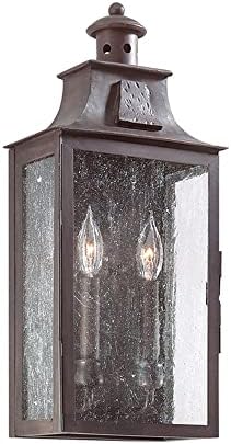 Miniatura 3 de Troy Lighting B9008-SFB Newton - Linterna de bolsillo para exteriores con dos luces