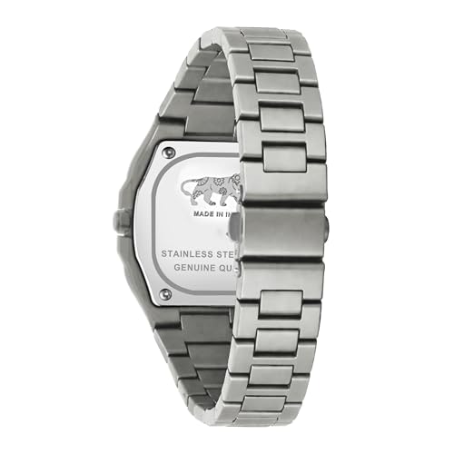 Image of Acnos Men's Premium Fiber Quartz Analog Watch - Luxury Square Dial Casual & Business Wrist Watch for Men