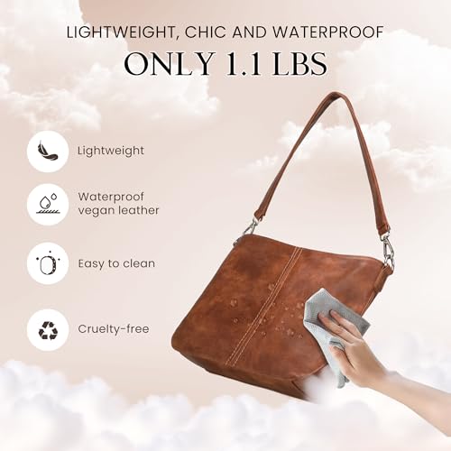 Image of VONAL Hobo Crossbody Bags for Women, Vegan Leather Purses Shoulder Handbags for women PU leather Tote Bags Everyday Purse