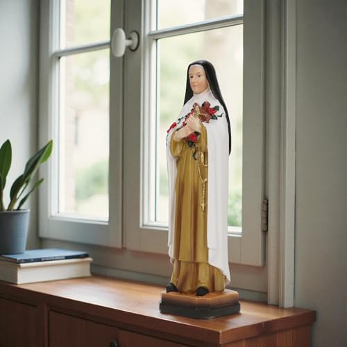 Estatua de Santa Teresa de Lisieux de Resina 8.2x2.4x2.2 in miniatura 4