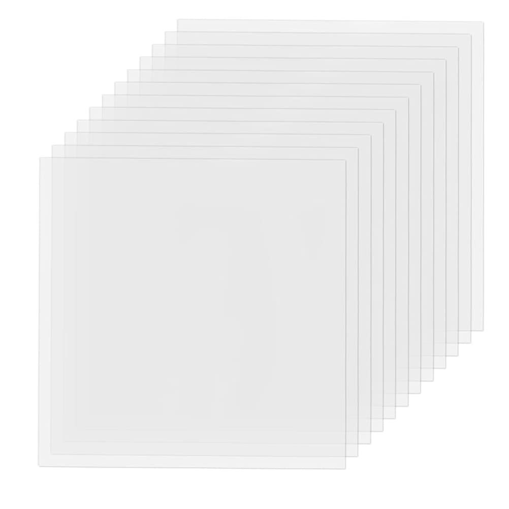 Buy NA 20 Pcs 6 Mil Clear Mylar Stencil Sheets, 12 x 12 inch Blank Stencils Reusable Template
