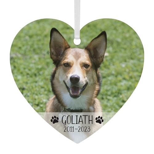 Let’s Make Memories Personalized Pet Memorial Christmas Ornament – Pet Memorial – Sympathy Keppsake Christmas Ornament 2023 – Photo, Message – Heart Let’s Make Memories Personalized Pet Memorial Christmas Ornament – Pet Memorial – Sympathy Keppsake Christmas Ornament 2023 – Photo, Message – Heart