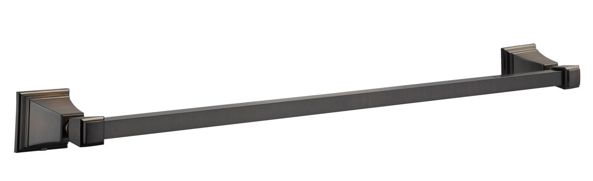 Barre porte-serviette 24 pouces Torino Design House 560417 bronze brossé pour salle de bain
