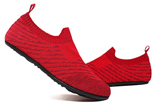 Image of SLEVEL Lightweight Non Slip Travel Indoor Grip House Slipper Socks Unisex Adult Around The House Floor Home Shoes for Women Men