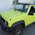 GOYMFK Auto Motorhaube Hindernis Beseitigen Seil Schutz für Suzuki Jimny JB64 JB74 2019 2020 2021 2022 2023 Ablenken Hängende Äste Pinsel Zubehör