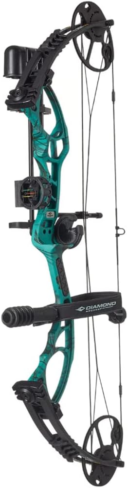 DIAMOND ARCHERY Edge XT Adjustable Accurate Stable Fully Accessorized Versatile Compound Hunting Bow - 50 lbs Draw Weight DIAMOND ARCHERY Edge XT Adjustable Accurate Stable Fully Accessorized Versatile Compound Hunting Bow - 50 lbs Draw Weight