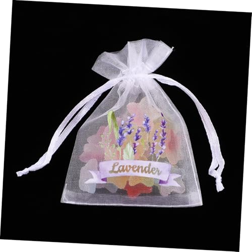 Happyyami 20pcs Bolsas de Malla con Cordón para Lavanda miniatura 7
