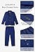 LOLANTA Boys Suit 2PCs Navy Blue Tuxedo Jacket Suit Formal Wedding Outfits (Blue 5-6 Years)