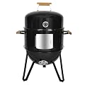 Realcook BBQ Charcoal Smoker Grill: Heavy Duty 17 Inch Vertical