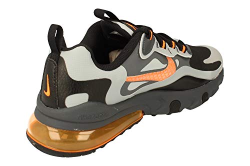Nike Air Max 270 React Winter GS Running Trainers BQ4760 Sneakers Shoes (UK 5 US 5.5Y EU 38, Black Total Orange Grey 001)3