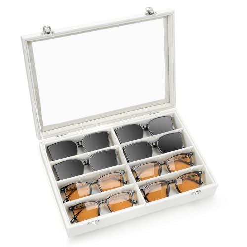 Image of Travel Sunglasses Organizer, Sunglasses Travel Case for Multiple Pairs, Multiple Glasses Travel Case for Women, Men