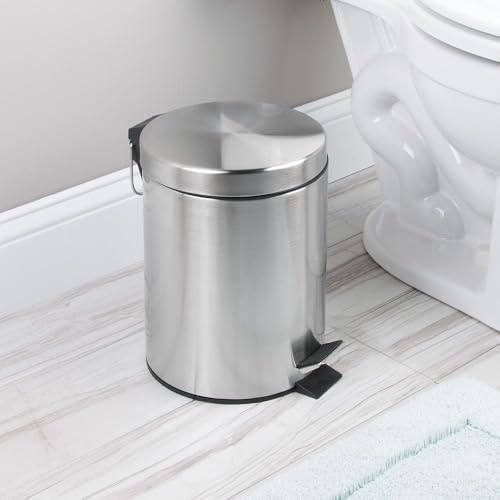 Caneca de basura pequeña de acero inoxidable 1.85 gal miniatura 5