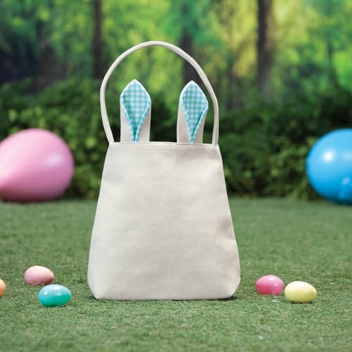 Fox Valley Traders Bunny Bag with Blue Gingham2