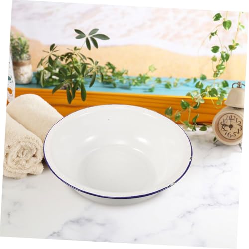 Tazón esmaltado para lavado de 32 cm Blanco miniatura 5