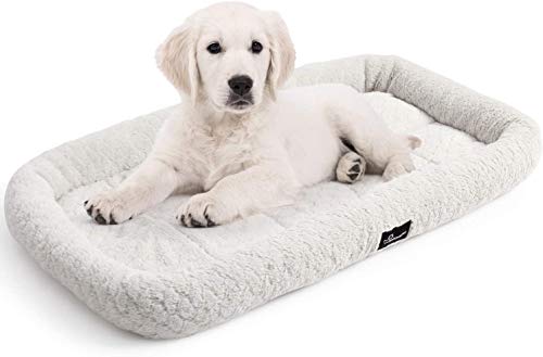 Image of PAWSOME Bolster Pet Bed | Dog Beds Ideal for Metal Dog Crates | Machine Wash & Dry (M)