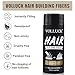 VOLLUCK Hair Fibers for Thinning Hair, Instant Coverage Hair Building Fibers for Women and men, Natural Hair Powder for Conceal Hair Loss 28 g (Medium Blonde)