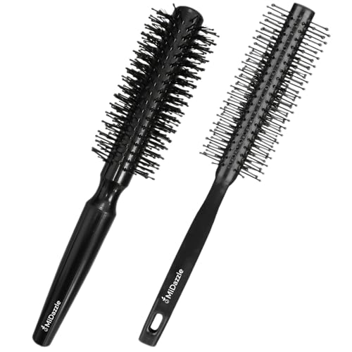 Image of Professional Hair Brush for Adding Curls, Volume & Waves in Hair| Men and Women| Hair Volumizer Round Brush| All Hair Types Perfect Tool for Blow Drying (Pack Of 2)