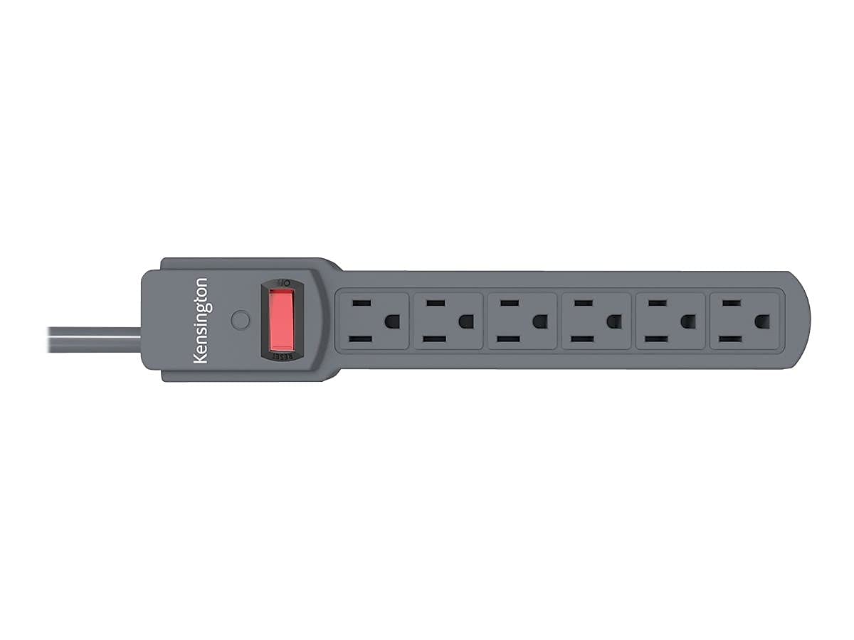 Kensington Guardian 6 Outlet &amp; 4-Foot Cord Standard Power Strip (K38214NA)