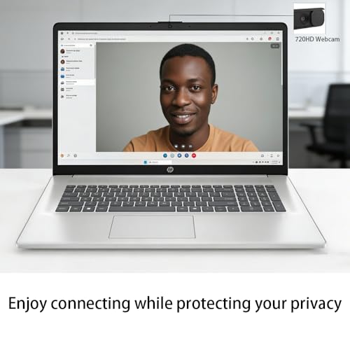 Image of HP 17.3'' Touchscreen Laptop Computer-Windows 11 for Business & Home Use, 8-Cores Intel i3-N305, 8GB RAM, 128GB eMMC, 720 HD Webcam, HDMI, Num Pad, Wi-Fi 6,