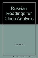 Russian Readings for Close Analysis 0840385870 Book Cover
