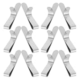 FIXOSHEE 12 Stück Edelstahl Tortenring Befestigungsclip für 6–10cm Hohe Mousseringe Backzubehör für Kuchen Torten und Mousse Universelle Backformhalterungen