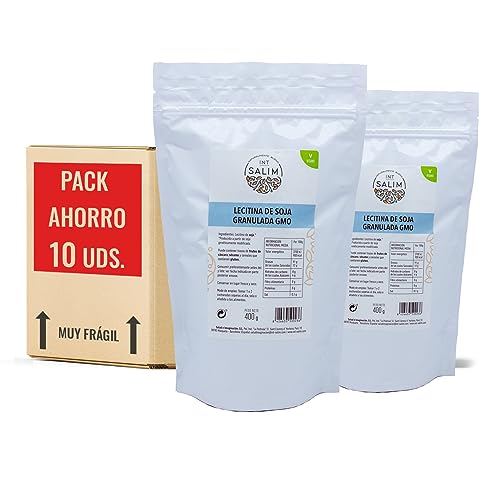 INT SALIM - LECITINA DE SOJA (granulada) (GMO) PACK 10 UDS.