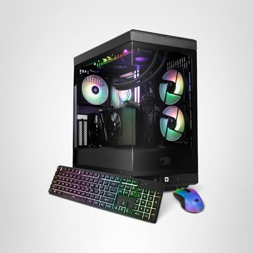undefined iBUYPOWER Y40 PRO Black Gaming PC Desktop Computer AMD Ryzen 9 7900X CPU, NVIDIA GeForce RTX 5070Ti 16GB GPU, 32GB DDR5 RGB 5200MHz RAM, 2TB NVMe SSD, Windows 11 Home, Keyboard, Mouse - Y40BA9N57T01 の商品画像 14