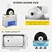 VEVOR Sonic Cleaner, 6L Ultrasonic Vinyl Cleaner 7-12 Inch, 8 Records Ultrasonic Vinyl Cleaning Machine, 180W Ultrasonic Records Cleaner with Drying Rack for Home Store
