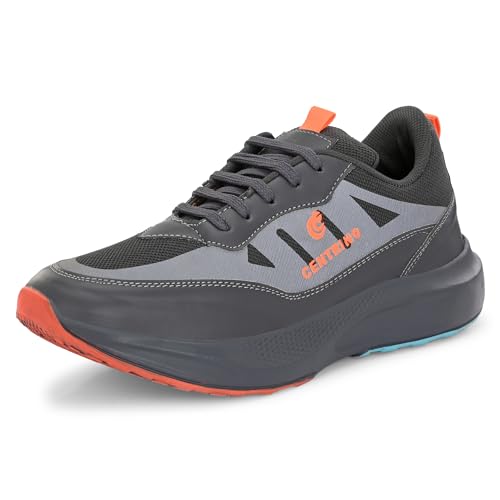 Image of Centrino Trendy Sneakers for Man | Casual Shoes for Men Stylish | Lightweight Lace-Up Canvas Walking Shoes | Cushioned Insole | Breathable Comfortable | Anti-Skid Sole | Premium Mens Sneaker Shoes (6831)