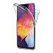 Produktbild AICEK Compatible Samsung Galaxy A50 Hülle, 360°Full Body Transparent Silikon Schutzhülle für Samsung A50 Case Durchsichtige TPU Bumper Galaxy A50 Handyhülle (6,4 Zoll)