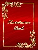  Karteikarten Buch Friseur Salon Karteikartenbuch Mobiler Friseursalon Friseurin Barbier Notizbuch Coiffeur Hairstylist Barbershop Kundenkarteikarten ... Kundendaten Frisör Dienstleistung Rot 02
