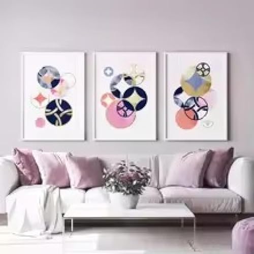 Peinture sur toile de luxe pour décoration d'intérieur au design abstrait haute couture 30x50