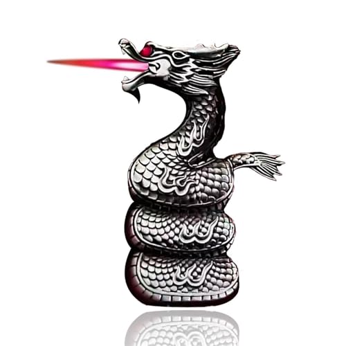 Encendedor de Metal con Llama Ajustable, Resistente al Viento