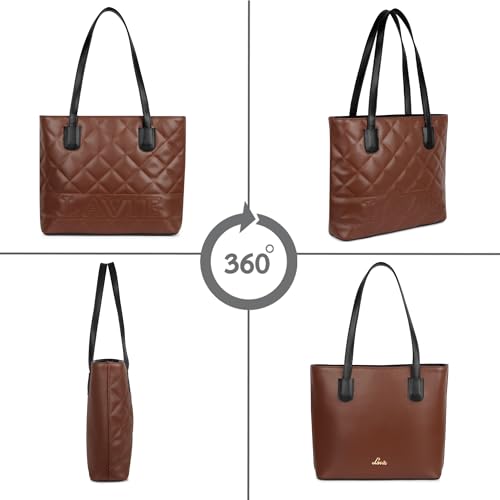 Image of Lavie Women's Colourblock Jossie Tote Bag | Tote Bag for Work | Ladies Purse | Stylish Shoulder Bag | Gift for Women