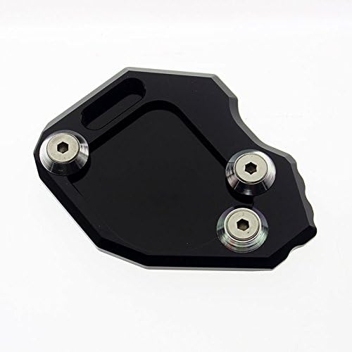 FXCNC Racing Aluminum CNC Motorcycle Side Stand Plate Kickstand Extension Pad Compatible with B.M.W F800GS 2008 2009 2010 2011 2012 2013 2014 2015 2016 2017 (Left Side)