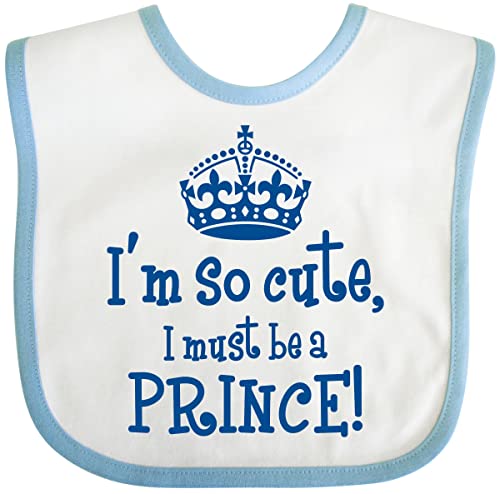 inktastic So Cute Prince Baby Bib
