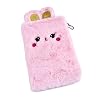 1 x Plush Pencil Case Rabbit Rainbow Pen Holder Soft Pencil Case Fluffy Pencil Case Makeup Bag Colored Storage Bags Large Capacity School Supplies