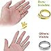Silicone Ring Adjuster - Loose Size Reducer, Clear Ring Guard with Sturdy Build, Jewelry Accessory Comfortable Fit, Fashion Tool Lightweight Design, Use for Women Men Gym Wedding Engagement Activities