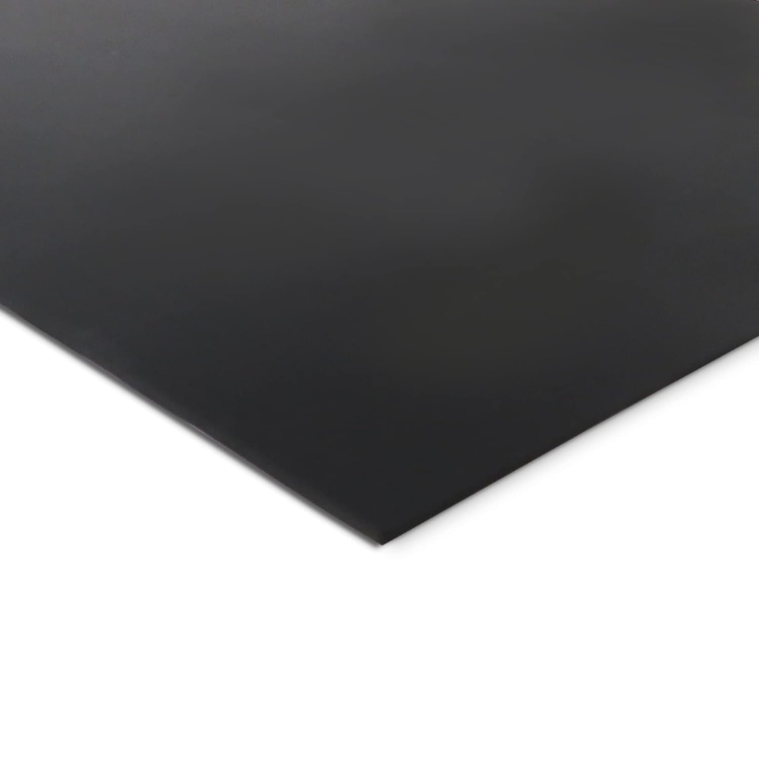 1ft x 1ft x 2mm Nitrile Rubber Sheet, for Gaskets, DIY Materials, O-rings, Fixing Gaps, Sealing and Hydraulics (Pack of 1))