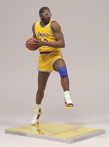 Miniatura 4 de Sports Picks James Worthy  Los Angeles Lakers - Camiseta amarilla McFarlane de 6 pulgadas NBA Legends Series 3 figura de acción