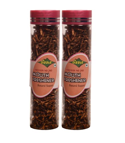 Dizzle Banarasi Meetha Paan Mukhwas | Mouth Freshener | Mukhwas Mouth Freshener | After Meal Digestives Mukhwas | Premium Mouth Freshner | Jaipuri Mukhwas | Banarasi Supari-120-MT Pack of 2